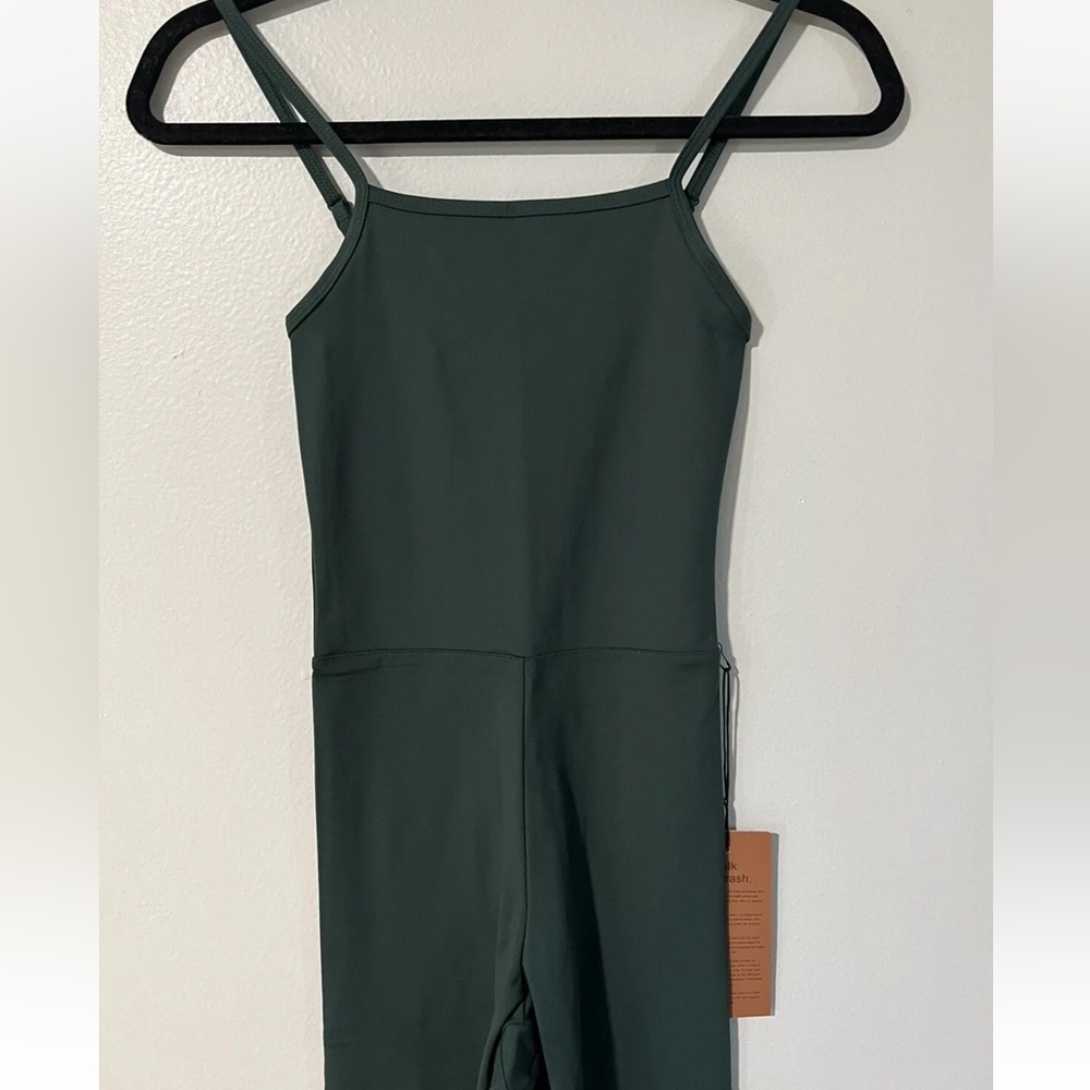 Girlfriend collective- The unitard, Womens size XS, Color Green